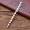 2021 Creative DIY Empty Tube Metal Ballpoint Pens Self-filling Floating Glitter Dried Flower Crystal Pen Ballpoint Pens Writing Gift