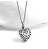 1PC Heart Pendant Cremation Jewelry Always on My Heart Forever in My Memorial Urn Necklace Ashes Keepsake280W