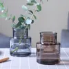 الإبداعية الزجاج إناء شفافة متعدد الألوان زجاج تررم مصغرة صغيرة زهرة زهرية الحرف الزفاف الجدول ديكور المنزل ديكور LJ201208