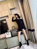 Casual Dresses Summer Sexy Strapless Irregular Slim T-shirt Dress Solid Color Rivet Mini