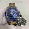 7 Couleur Super N Factory Montres 904L Avec Boîte D'origine Mens 41mm Cadran Bleu 126613 Numéro de carte correct 126613LB 126610 Acier Or D273Z