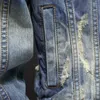 Denim Vestes Hommes Cowboy Slim Fit Bomber Veste Hommes Déchiré Jean Veste Hip Hop Streetwear Manteaux