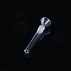 Dernière Portable Pyrex Verre À La Main Fumer Bong Vers Le Bas Tige 14 MM 18 MM Mâle Entonnoir Filtre Bol Sèche Herbe Tabac Conteneur Pipe À Eau Titulaire