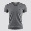 メンズ Tシャツ Tシャツ高品質純綿 Tシャツポロ快適なクルー V ネック男性女性立体メタルトライアングルパターン半袖 8 スタイルから選択 A88