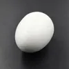 15pcs / 10cm-5cm Modélisation Polystyrène Polystyrène mousse Boule d'œuf Ballons d'artisanat blanc pour DIY Christmas Party Décoration Fournitures Cadeaux