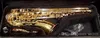 T-902 BBチューンテナーサックスサックスサックス高品質のブラスゴールドラッカーウエスタン演奏楽器サックスとケース