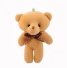 Porte-clés en peluche coloré 12cm, pendentif ours en peluche, poupée, faveur de fête prénatale, animaux de dessin animé, décorations de fête