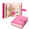 Креативные ювелирные изделия Коробка для хранения Кожаные Серьги Серьги Синки для хранения Ящик для хранения Портативные женские Ювелирные Изделия Дисплей Стенд 2021
