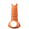 Nxy dildos anal leksaker silikon super tjock prepuce simulering penis pistol maskin masturbation enhet mjuk falska penis roliga vuxna produkter 0225