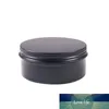 24 -stks 50 g metalen aluminium ronde blikjes doos zilver lege cosmetische crème pot kist schroefdraad deksel lippenbalsem container9905018