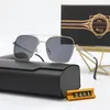 Latest mens sunglasses Fashion Sunglasses Designer Woman grey gold punk style future sense Metal frame design spring hinge UV400 luxury shade glasses 6colors box