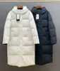 Winter New Warm and Thick Down Jacket Mid-length Men and Women Same Style Super Soft Perfect-fit Long Jacket FL415 Sports and Leisure Long
