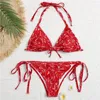 Оптовая новая женщина пляж Super Hot Hot Bikini Lingerie 2 штуки купание купание купание костюмы сексуальные бикини