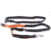 Dogs Leash Running Elasticity Hand Freely Pet Products Dogs Harness Collar Jogging Lead Adjustable Flexible Traction Waist Rope 201101