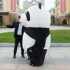 Maskottchen-Kostüme, aufblasbares Panda-Maskottchen-Kostüm, Eisbär, 2,6 m, 3 m hoch, Fursuit, kurzer Plüsch, individuell anpassbar für Erwachsene, geeignet für 1,9 m Körpergröße