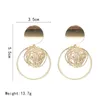 Dangle & Chandelier Vintage Stylish Earrings For Women Long Gold Ball Statement Earring Metal Pearl Earing Hanging Fashion Trendy Jewelry1