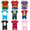 Baby Romper Costume Ragazzi Ragazze Superhero Tute Oufits Infant Playsuit Toddler Party Fancy Clothes Neonato Tutina 201027