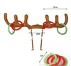 200 шт. Смешные олени arller Hat Кольцо бросить рождественские праздники игры поставляет игрушка детская Jllqry Garden_light