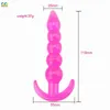 NXY Anal Plug Bestco 18+ Beads Jelly Vaginal g Spot Butt Stimulate Orgasm Massage Goods Adult Sex Toy Erotic Sm Product for Couples1215