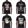 Homens Camiseta Misfits New Crânio Impressão Gráfica Clássico T-shirt engraçado T-shirt Novidade Camisetas Mulheres Tees Preto Algodão Tops O-pescoço XS-5XL G1222