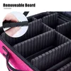 Make Portable Cosmetics Bag Female Up Organizer Box Ladies Nail Tool Valigia Storage Estetista Trucco Custodia professionale 202211