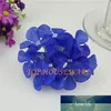 20st 13cols 12cm artificiell liten hortensia blomma huvud diy bröllopsfest bukett blomma vägg båge krans hem dekoration