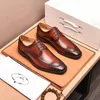 15 Style PD Scarpe casual italiane in vera pelle scamosciata di mucca nappa mocassini da uomo designer brand slip on dress scarpe oxford per uomo suola rossa