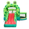 Utomhusspel Oxford inomhus barn Uppblåsbar Bounce House Yard Jumper Bouncer Mini Bouncy Castles med Slide Coconut Tree Style