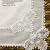 white wedding handkerchiefs