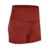 واجه لو لو ليمونز ماتي اليوغا مزدوجة انتظر الورك Elatic Slim Running Women 'Fie Hot Pant Biker Tenni Short