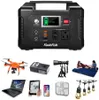 200W Portable Power Station Flashfish 40800mAh Solar Generator med 110V AC Outlet2 DC Ports3 USB PORTS Backup Batteripaket PO8580108