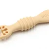 Łyżka dla niemowląt Silicone Teether Toys Learning Feeding Scoop Training Naczynia Noworodka Naczynia Dla niemowląt Szkoła uczenia 20220223 H1