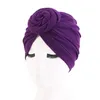 Coloré coton Bonnet tête cheveux casquettes style couverture Wrap chapeau Salon nuit chapeau naturel bouclé Double élastique bain sommeil femmes