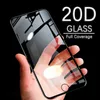 20D Voll-Handy-Displayschutzfolien für iPhone 11 12 13 14 Pro Max Xs XR 7 8 Plus gehärtetes Glas mit Einzelhandelsverpackung