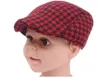 2020 nieuwe kinderen meisjes jongens baret hoeden winter herfst kinderen mutsen fotografie rekwisieten baby accessoires caps kinderen plaid baret 2-6Y