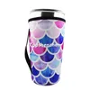 Reusable Iced Coffee Cup Insulated Sleeve Handle 20oz Tumblers Neoprene Insulator Sleeves Holder Cover With Handles For Dunkin Donuts 16oz Tumbler Mug Water Bottle