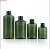 Frete grátis 50ml 100ml 150ml 200ml verde luccy plástico vazio frasco de perfume garrafa toner cosmético recipientes cosméticosGood quantidade