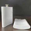 Flacone per sublimazione in bianco da 8 once Fiaschetta portatile in acciaio inossidabile 304 Flacone Bottiglia di alcol per vino whisky VT19308403349