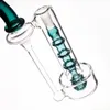 12,2 pollici Big Straight Tube Bong Narghilè 14mm Bowl inebriante Bong in vetro Tubi d'acqua Heady Dab Rigs