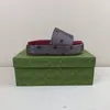 منصة مصممة إيطاليا Slide Sandals العلامة التجارية الفاخرة للأزياء Women Sandal Size 35-42 Model HY15