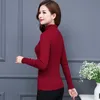 Оптовая Осень осень женский свитер Sweater Slim мягкий с длинным рукавом высокой шеи вязаный пуловер Sexy Slim Strackleneck черные свитера 201224