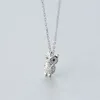 MloveAcc Authentic 100 925 Sterling Silver Animal Collana con gufo carino Collana con pendente da donna Gioielli in argento sterling Y2009183856508