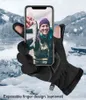 Mannen en vrouwen Outdoor Waterdichte vinger blootgesteld Touchscreen Winter Fleece Fleece Thermische motorfietscyclus Racing Ski -handschoenen 2201082587