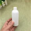 50 pièces expédition 100 ml vide en plastique transparent pompe bouteille shampooing huile nettoyante Toner contenants cosmétiques
