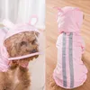 Roupas para animais de estimação Cão Roupas Cão Raincoat Poncho Manto Impermeável Fato de Animal Leve Fato Pequeno e médio porte 20114