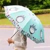Бесплатная доставка 6 цвет аниме мой сосед Totoro милый ежедневный складной зонт косплей коллекции 201104