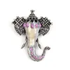 Stift brosches mode retro legering djur brosch stift elefant form dam dejting party bröllop smycken gåva1315577