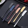 Couteau à beurre polyvalent sécurité robuste en acier inoxydable confiture gâteau crème spatule outils de cuisine résistants à la rouille facile à nettoyer 3 9zz ddFlexible