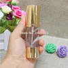 30ML السفر البسيطة ديلوكس الذهبي إعادة الملء Atomiser رذاذ زجاجات زجاجة عطر فارغة حاوية مستحضرات التجميل