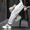 Streetwear Cargo Pantalon Hommes Rayé Jogger Casual Pantalon de Survêtement Pantalon Droit Fitness Hip Hop High Street Wear Hommes Mode 201109